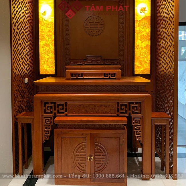Mẫu bàn thờ gỗ BT-1061